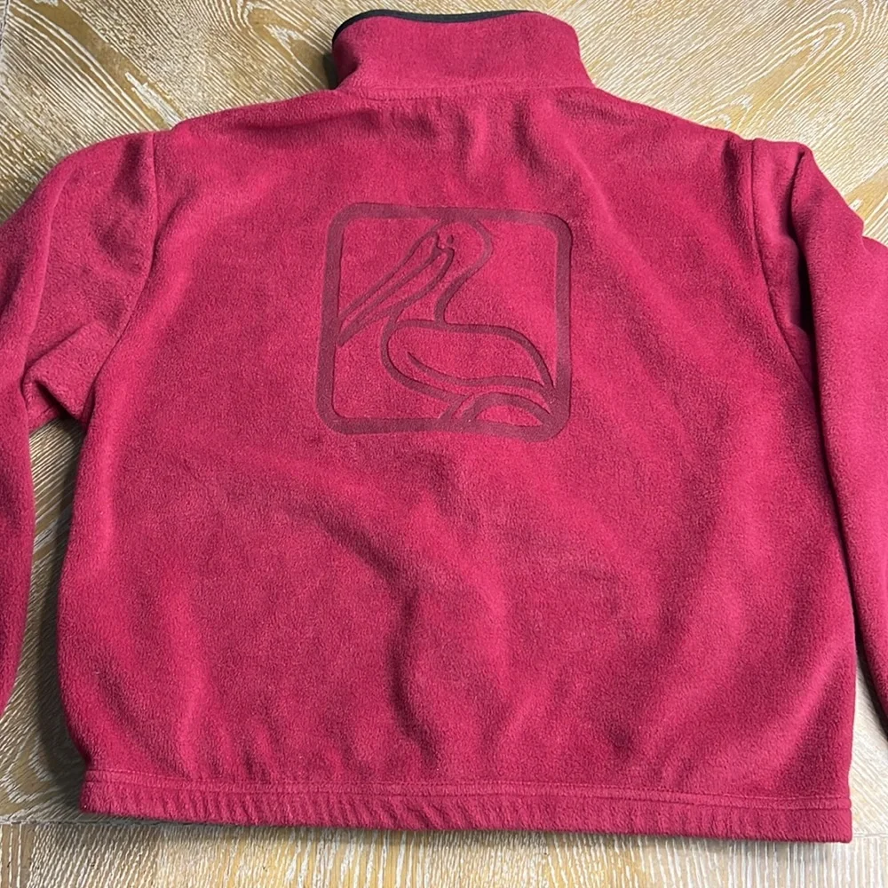 COLORADO TIMBERLINE Burgendy Kids Pelican Bay Naples Fleece Zip Up Jacket
